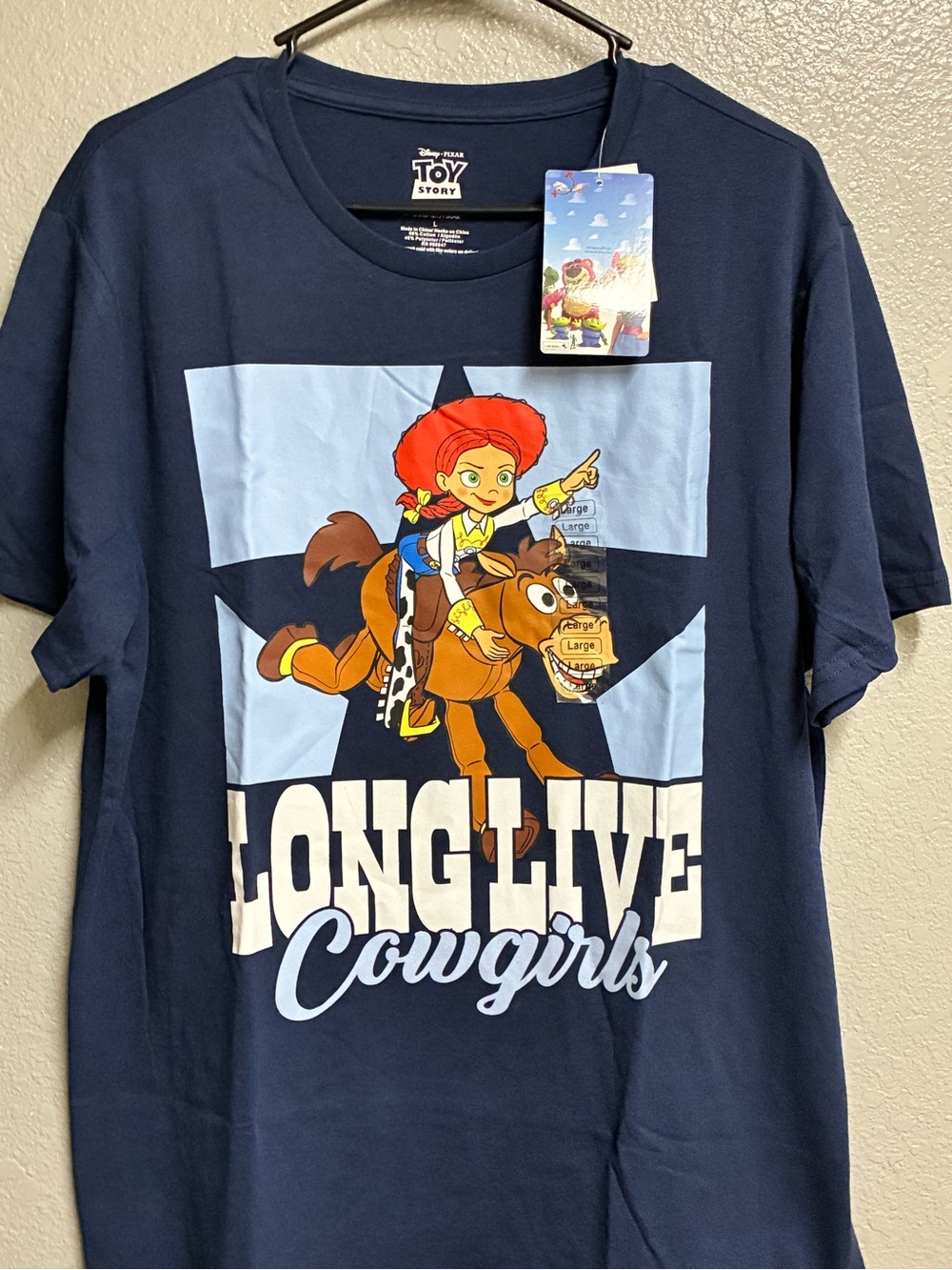 Toy Story Jessie's 'Long Live Cowgirls' Navy Kids Graphic Tee